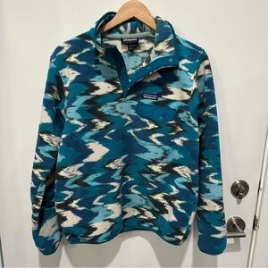 Patagonia women’s pull-over fleece - size Small